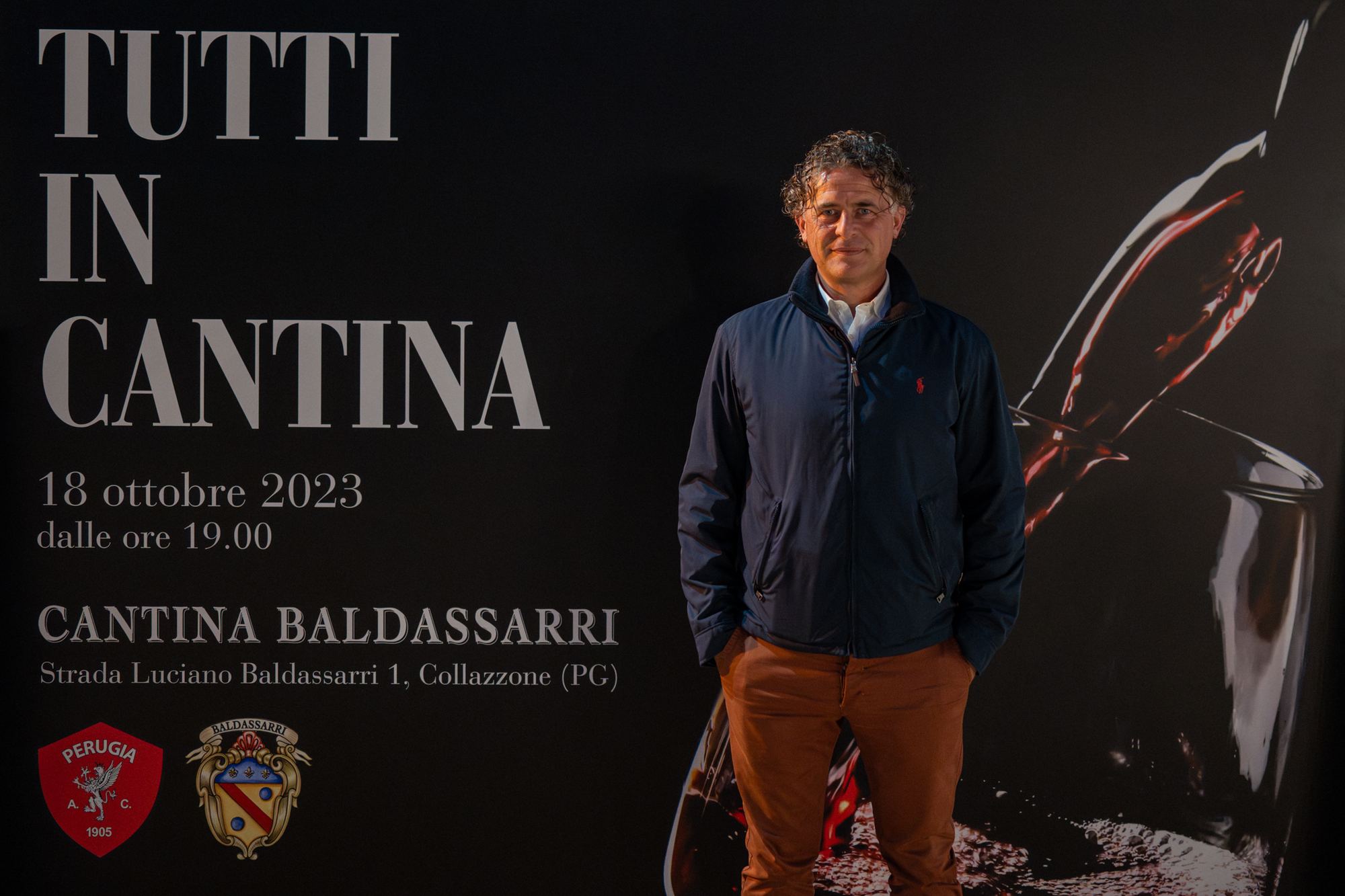 Un momento della Cantina Baldassarri durante l'evento Tutti in Cantina